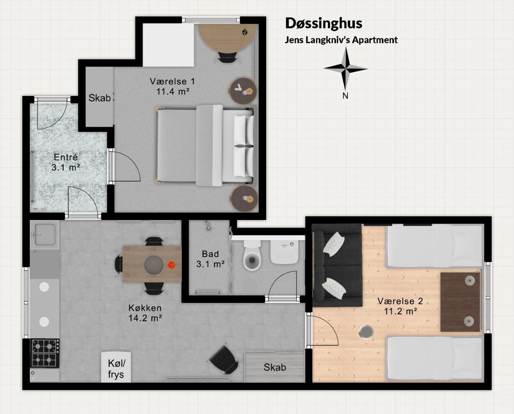 Dossinghus Holiday Apartments Kjellerup Exterior foto